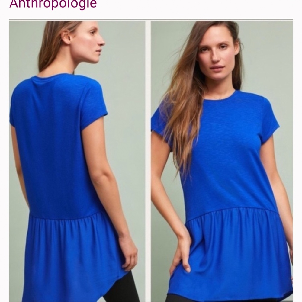 Anthropologie Dolan Left Coast short sleeve tunic top